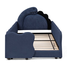 Load image into Gallery viewer, Cute Dinosaur Shaped Bed With Safety Guardrail, Toddler Frame
