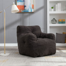 Load image into Gallery viewer, Soft Teddy Fabric Tufted Foam Bean Bag Chair With Teddy Fabric
