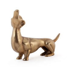 Load image into Gallery viewer, Dachshund Dog Tabletop Sculpture - Gold
