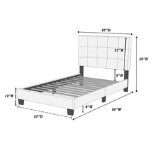 Load image into Gallery viewer, Contemporary Style Bed, Rectangle Headboard
