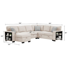 Load image into Gallery viewer, Cairo - Sectional With Pullout Sleeper
