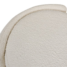Load image into Gallery viewer, Fuji - Oval Storage Bench, Upholstered - Ivory White
