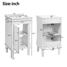Load image into Gallery viewer, French Style Bathroom Cabinet With Sink, Adjustable Shelf
