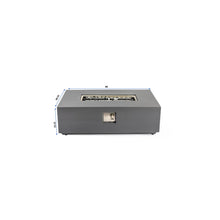 Load image into Gallery viewer, Volon - Rectangular Fire Pit Table, Propane Powered, 50,000 BTU - Light Gray
