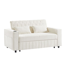 Load image into Gallery viewer, Pull-Out Sofa Bed Convertible Couch With Adjustable Backrest For Living Room
