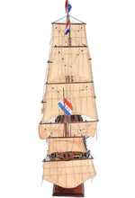 Load image into Gallery viewer, Hand Painted Model Boat Tabletop Sculpture (364387) - Brown
