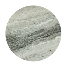 Load image into Gallery viewer, Side Table With Marble Top And Iron Base - Black / White
