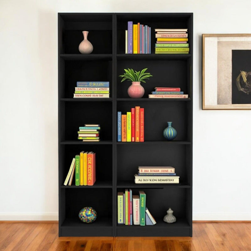 Five Tier Bookcase (546337) - Black