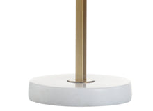 Load image into Gallery viewer, Round Table Lamp With Drum Shade - Brass / White
