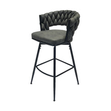 Load image into Gallery viewer, Bar Stool 360 Swivel With Back Footrest
