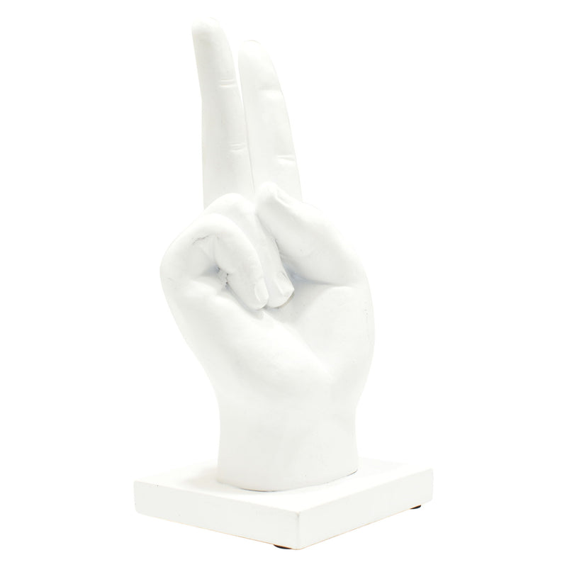 Hand Tabletop Sculpture (Set of 3) - White