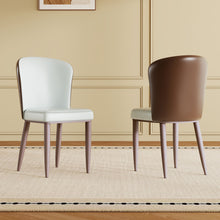 Load image into Gallery viewer, Dining Chair With Carbon Steel Legs, Comfortable Seating, (Set of 2) - White
