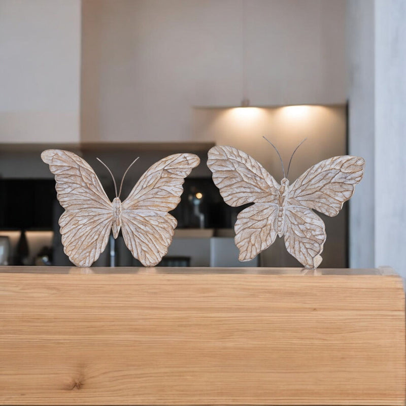 Poly Figurine Tabletop Sculpture (Set of 4) (593014) - Beige