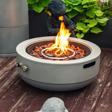 Load image into Gallery viewer, Propane Gas Fire Pit Bowl, 40000 Btu, Round For Outside - Gray
