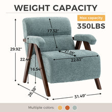 Load image into Gallery viewer, Modern Accent Chair With Tufted Armchair For Reading Room
