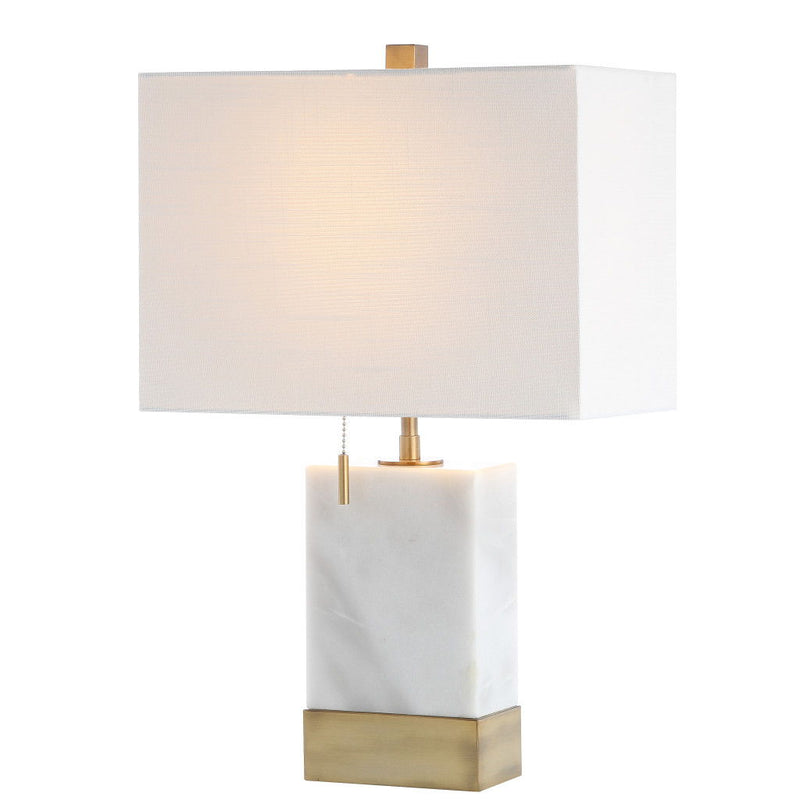 Table Lamp LED With Shade - White