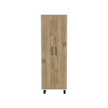 Load image into Gallery viewer, 41" Wood Kitchen Island Set With Storage - Oak
