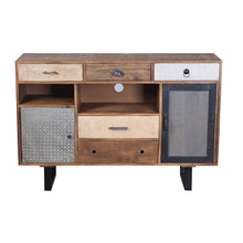 Load image into Gallery viewer, Rustic 2 Drawer Kitchen Island - Multi
