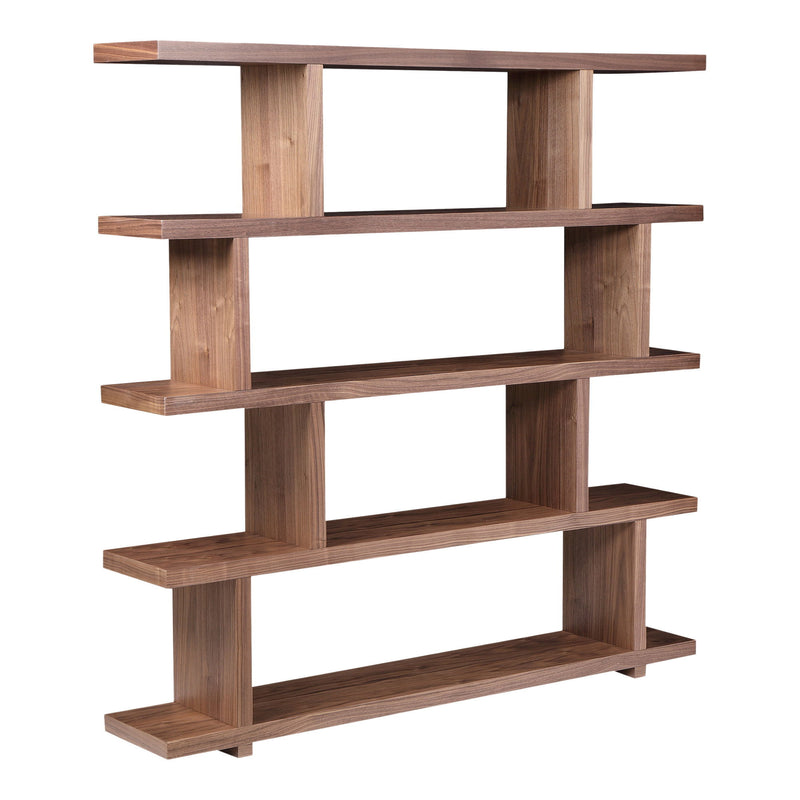 And Five Tier Bookcase - Brown / Natural