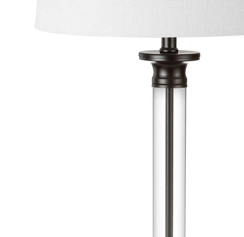 30" Table Lamps With Drum Shades (Set of 2) - Black