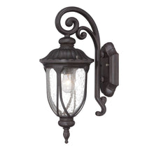 Load image into Gallery viewer, Cast Aluminum Glass Lantern Wall Sconce - Black
