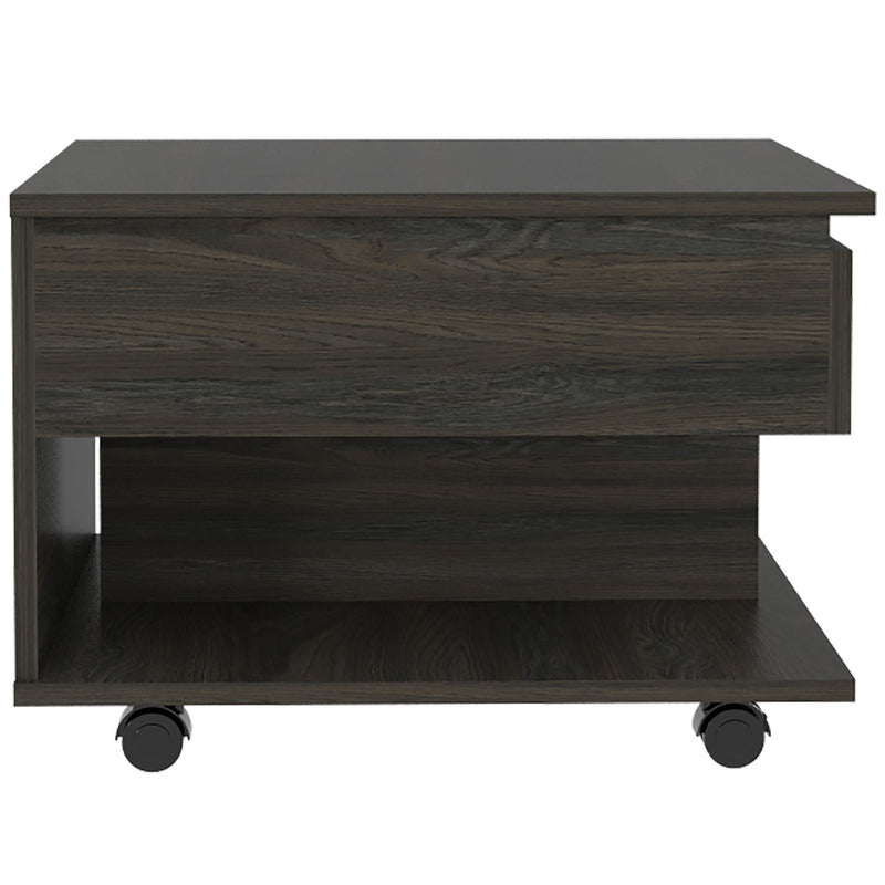 Manufactured Wood Rectangular Coffee Table With Drawer - Carbon Espresso