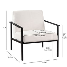 Load image into Gallery viewer, Millie - Stationary Accent Chair - Off White
