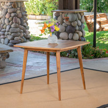 Load image into Gallery viewer, Modern Indoor Square Acacia Wood Dining Table With Toothpick Leg Design
