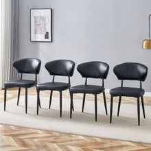 Load image into Gallery viewer, Minimalist Ergonomic Dining Chair With Curved Backres (Set of 4)
