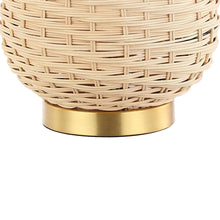 Load image into Gallery viewer, Urn Table Lamp LED With Empire Shade - Light Brown
