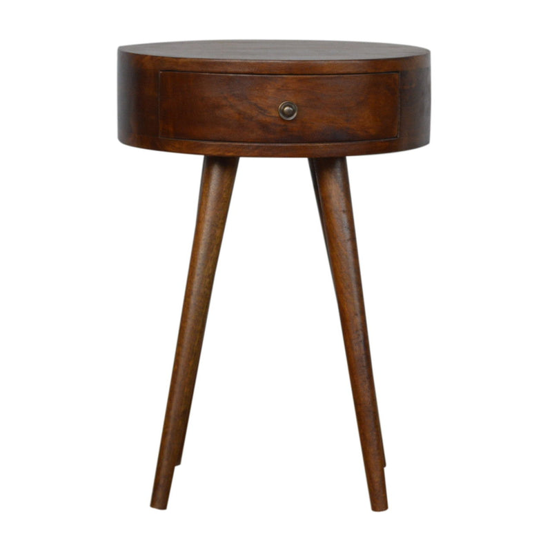 22" Wood One Drawer Nightstand - Chestnut