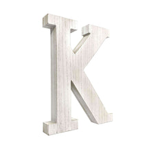 Load image into Gallery viewer, Letter K Tabletop Sculpture - White
