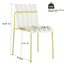 Load image into Gallery viewer, 4 Piece Set Of Modern Color Block Designed Single Chairs With Round Table
