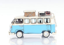 Load image into Gallery viewer, Volkswagen Bus Sculpture - Blue / White
