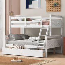Load image into Gallery viewer, Bunk Bed With Ladder And Safety Guardrail
