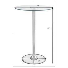 Load image into Gallery viewer, Indra - LED Bistro Table - Chrome
