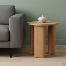 Load image into Gallery viewer, Wood Oval End Table - Natural
