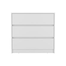 Load image into Gallery viewer, Wooden Three Drawer Dresser - White
