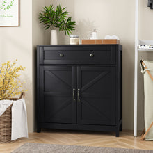 Load image into Gallery viewer, Farmhouse Storage Cabinet With Drawer And Adjustable Shelf
