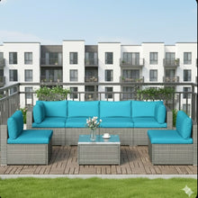 Load image into Gallery viewer, Modern Patio Set With Coffee Table
