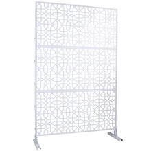 Load image into Gallery viewer, Outdoor &amp; Indoor Metal Freestanding Decorative Privacy Screen
