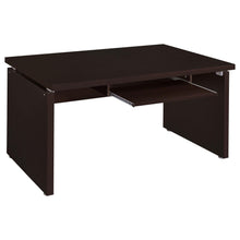 Load image into Gallery viewer, Floating - Top Computer Desk With Pullout Keyboard Shelf - Brown
