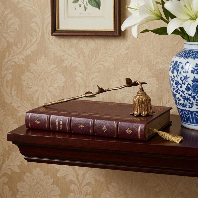 Hand Painted Tabletop Sculpture (724155) - Gold