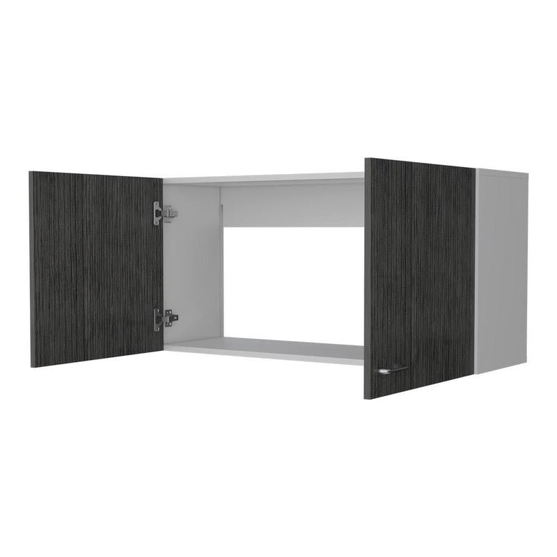 Wood Wall Mounted Accent Cabinet - White
