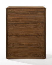 Load image into Gallery viewer, Wood Five Drawer Chest - Walnut
