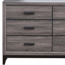 Load image into Gallery viewer, Solid Wood, Six Drawer Double Dresser - Gray
