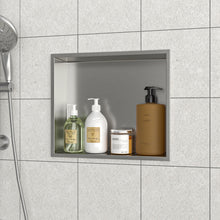 Load image into Gallery viewer, Stainless Steel Shower Niche With Seamless Design For Bathroom Storage
