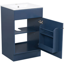 Load image into Gallery viewer, Bathroom Vanity With Sink, Cabinet With Adjustable Shelf
