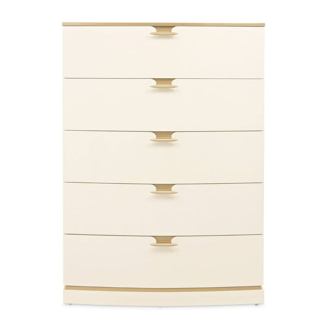 La Terrazza - 5-Drawer Chest - Creamy Pearl