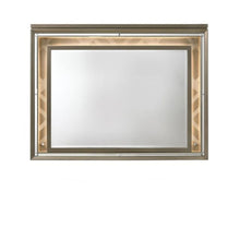 Load image into Gallery viewer, 37" Lighted Framed Mounted Dresser Mirror - Champagne
